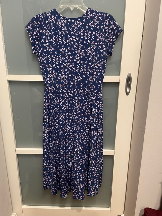 Gilli Navy Dress with Pink Floral Design, S, NWT - Picture 7 of 12
